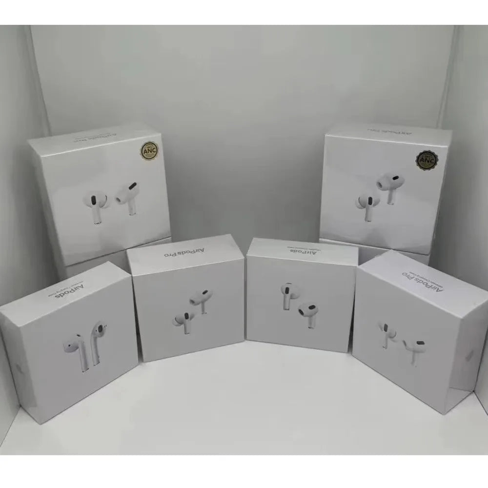 Airpods Pro 2 3 4 Wireless Bluetooth Earbuds Active Noise Cancellation Transparency Spatial Audio USB-C Charging Case for